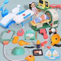 КТ сканер [кукла*2+апигер+кровать первой помощи+кардиостимулятор+стоматологическая кровать]