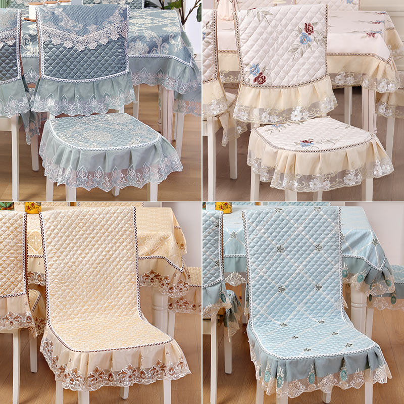 chair cover dining chair cover cushions backrest integrated general dining room seat cover stool cover dining table and chairs hood home-Taobao