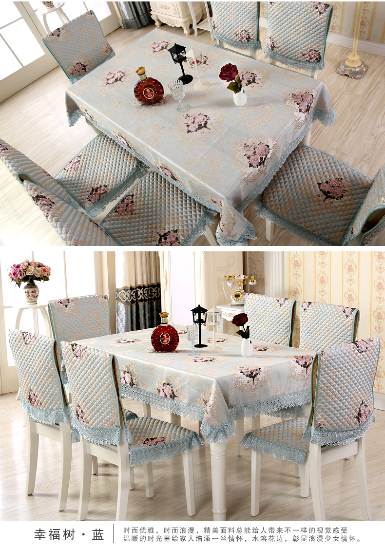 Bàn vải ghế bọc ghế đệm đặt khăn trải bàn vải phân phân ghế băng ghế bao gồm ghế ăn ghế pad hộ gia đình đơn giản - Khăn trải bàn khăn trải bàn chữ nhật
