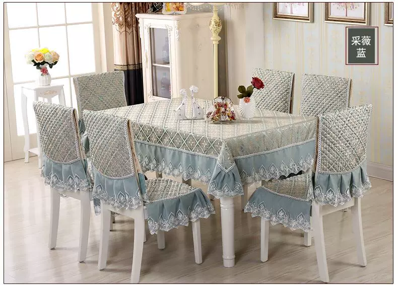 Bàn vải bọc ghế đặt khăn trải bàn vải bọc ghế phổ quát ghế ăn bao gồm hiện đại tối giản nhà