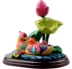 Jichenxuan chữ thập gốm gốm lotus flower đồ trang trí trong nhiều thế kỷ tốt và tốt hôn nhân hôn nhân để tăng mối quan hệ hôn nhân quà tặng đám cưới Trang trí nội thất