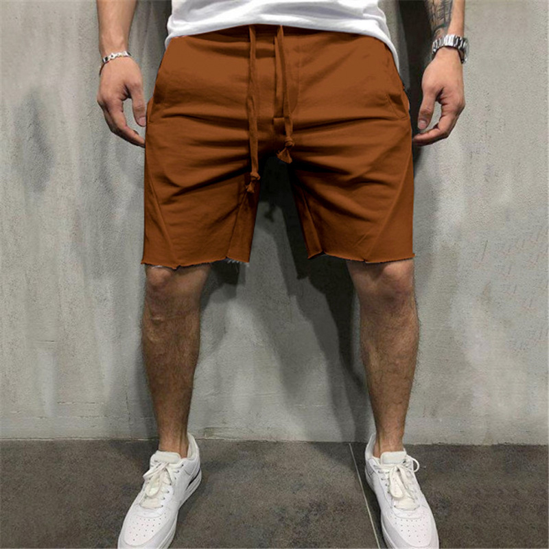 Men Cotton Shorts Mens loose Short Trousers Fitness Bodybu