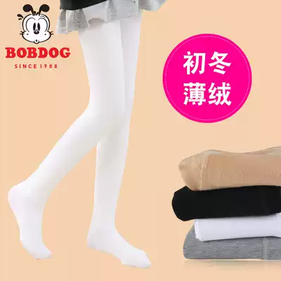 Girls ' tights Spring and autumn children's inner pants wear thin velvet outside winter thickening baby dancing long tube dance socks