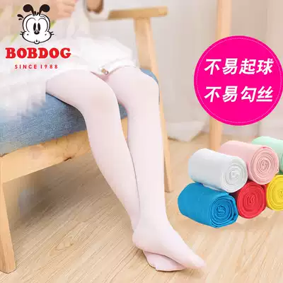 Babu bean children's tights spring and autumn student dance socks Summer thin girls inner pants girls white stockings