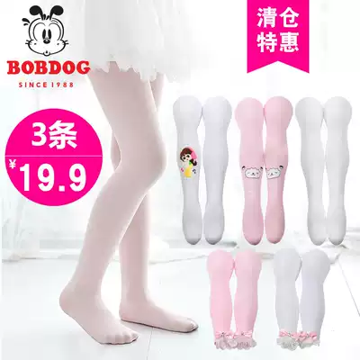 Children's pantyhose spring and autumn girls inner pants practice white stockings summer thin dance socks dance socks