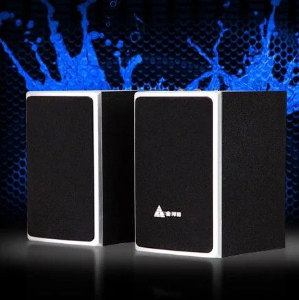 Golden Field m2215 desktop computer speaker 2 0 small speaker Notebook audio 220V socket power supply desktop to the box