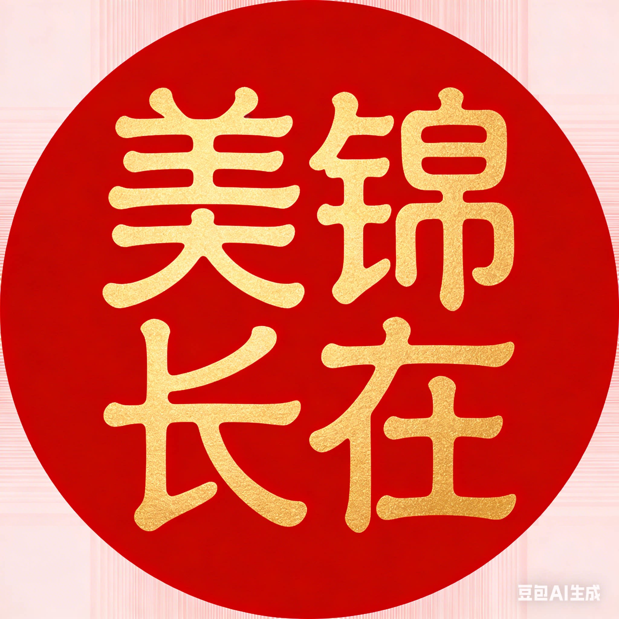美锦长在非遗手工艺品的LOGO