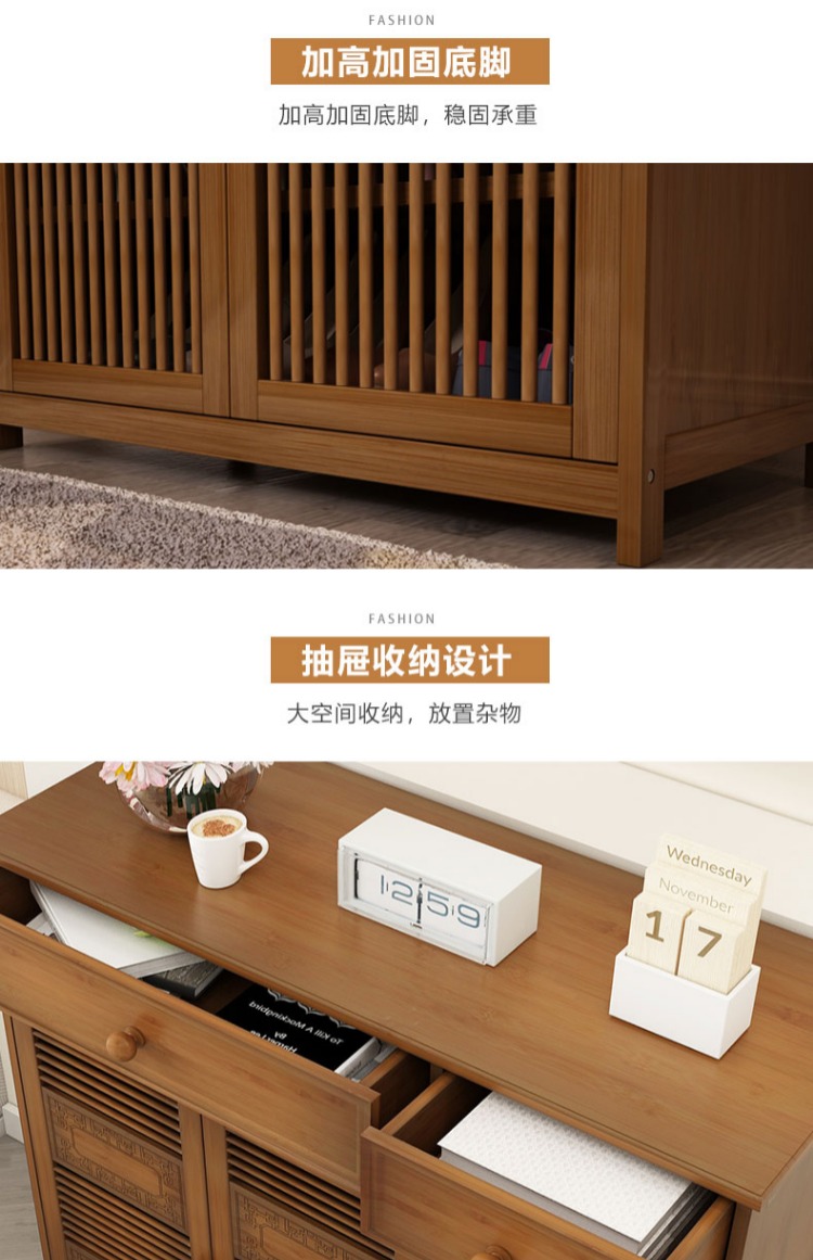 tủ giày hiện đại nhỏ gọn lối vào tiền sảnh nhà tủ tre ở phía trước tủ giày giá đỡ ban công nhà đơn giản - Buồng tủ nhựa nhiều ngăn