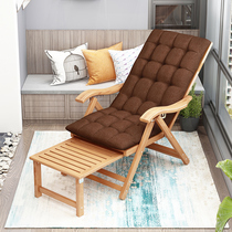 Recliner balcony home leisure folding chair bamboo lazy man lunch nap summer old man home office backrest