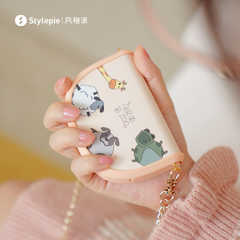 Style Pie Small Ty Handbag Warm Hand Bao Mobile Charging Dual Purpose Girls Cute Matching Portable Electric Heat Warm Hand Bao Explosion Protection Warm Baby
