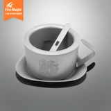 Огненная клене чистый титановый кофейный кубок кемпинг спорт чистый титановый чашка титана светлый титановый сплав Кубка Титана Хилл на открытом воздухе Титановый водный чашка