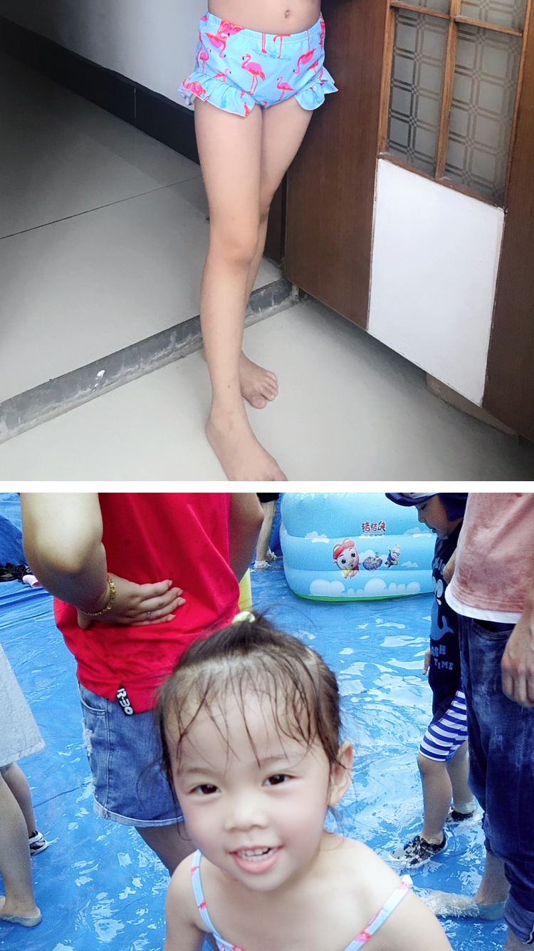 Đồ bơi cho trẻ em gái Chia bikini Dễ thương Em bé Flamingo Áo tắm INS Cô gái Đồ bơi - Bộ đồ bơi của Kid đồ bơi nàng tiên cá cho bé