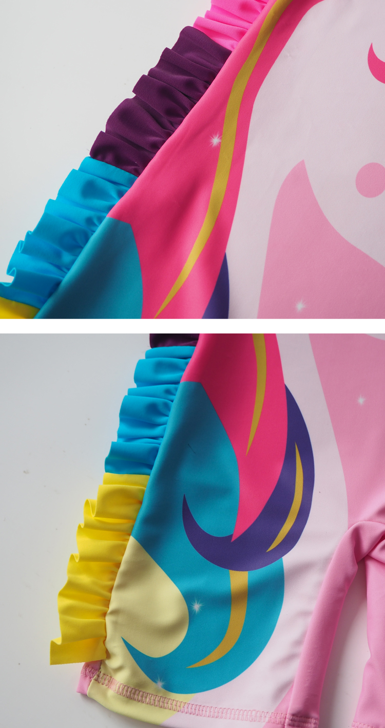 Đồ bơi cho trẻ em Nữ Dễ thương INS Unicorn Girl Baby 1-3 Xiêm Áo tắm Công chúa Cô gái Đồ bơi - Bộ đồ bơi của Kid bikini bé gái