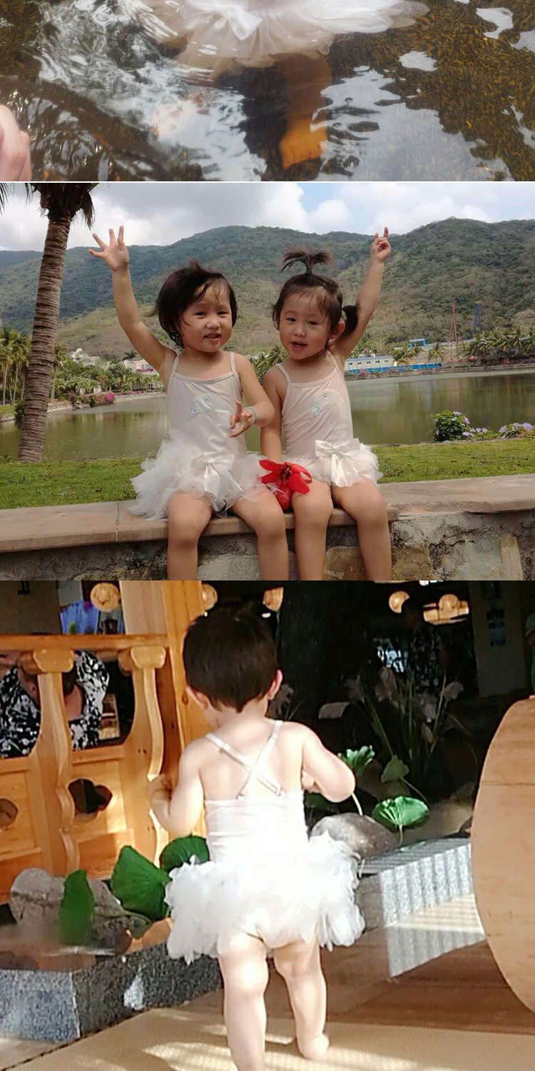 Đồ bơi cho bé gái Kem chống nắng dễ thương Áo tắm khô nhanh Đồ lót cho bé Công chúa Xiêm Váy tắm chia bikini - Bộ đồ bơi của Kid đồ bơi nàng tiên cá cho be gái