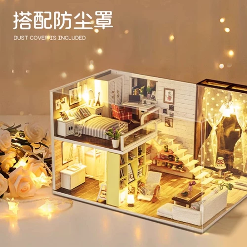 Хижина, вилла, маленький домик, конструктор, игрушка, «сделай сам», домик своими руками, подарок на день рождения