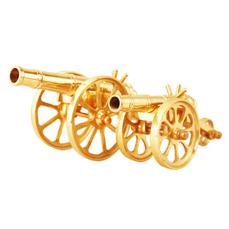 Pure copper artillery model Fengshui Guanhuangyu Hangyu Hangyu Living Room Household supplies opening gift office decoration parts