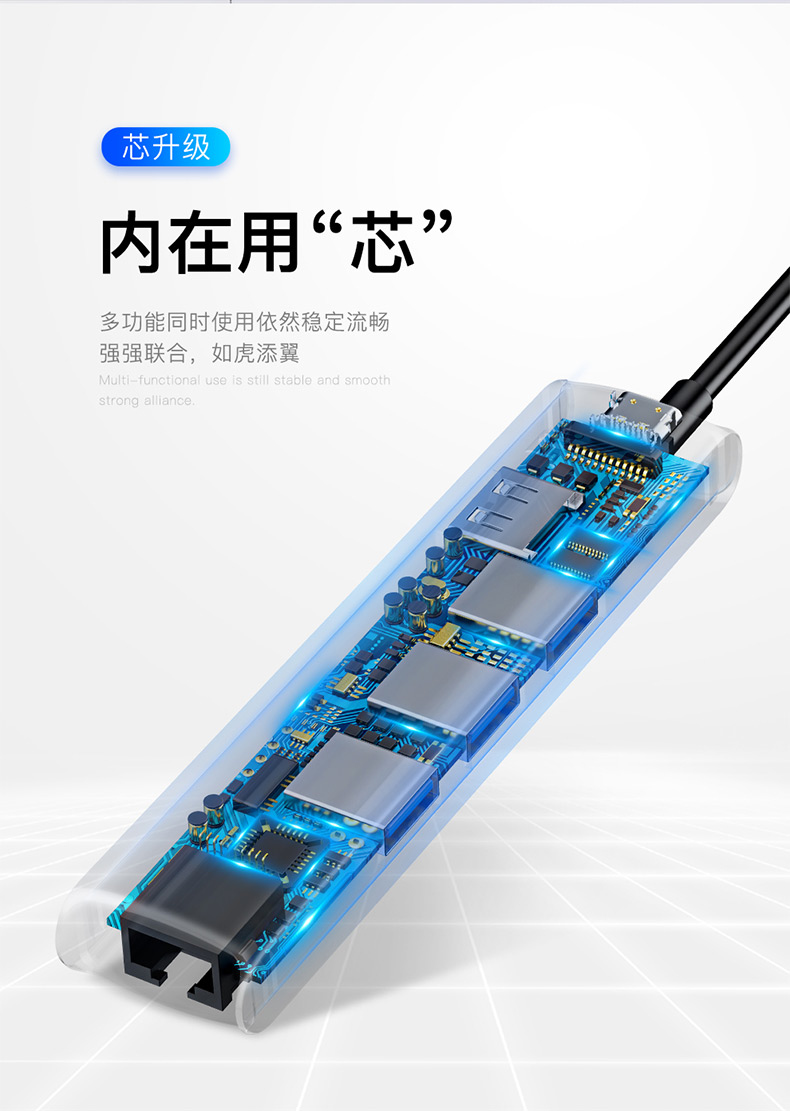 Bộ chuyển đổi macbook loại giá trị tốt nhất Bộ chuyển đổi máy tính xách tay Apple mở rộng máy tính USB bộ chia cáp mạng cổng mạng hdmi adaptor Pro Thunderbolt 3 phụ kiện sạc nhanh sáu trong một - USB Aaccessories cáp kết nối ổ cứng hdd
