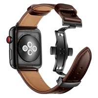 Apple, оригинальные часы, кожаный ремешок для мужских часов подходит для мужчин и женщин, из натуральной кожи, 44mm