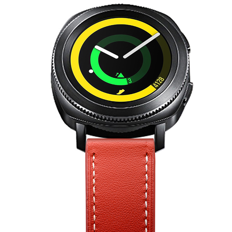 限時優惠 佳明 GarminMove Style/Luxe 錶帶 真皮腕帶 頭層牛皮 20MM 替換腕帶 時尚簡約 商務型手錶帶