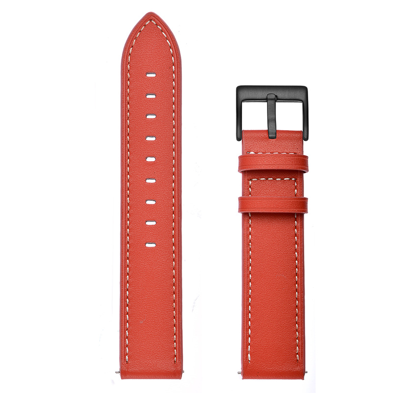 限時優惠 佳明 GarminMove Style/Luxe 錶帶 真皮腕帶 頭層牛皮 20MM 替換腕帶 時尚簡約 商務型手錶帶