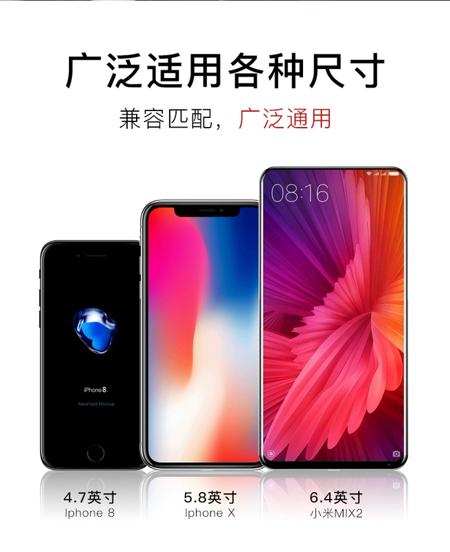 người giữ điện thoại xe hơi lần từ suy nghĩ xe lái xe nam châm hút tách khung xe ổ cắm 360 ° xoay đa chức năng snap luôn gắn chặt với một chuyển hướng từ nhánh - Phụ kiện điện thoại trong ô tô