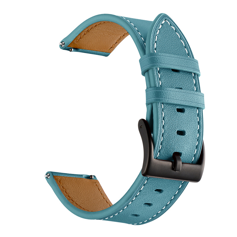 限時優惠 佳明 GarminMove Style/Luxe 錶帶 真皮腕帶 頭層牛皮 20MM 替換腕帶 時尚簡約 商務型手錶帶