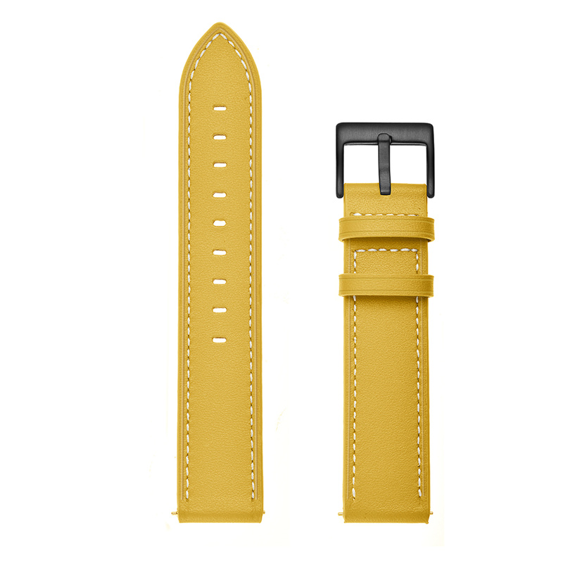 限時優惠 佳明 GarminMove Style/Luxe 錶帶 真皮腕帶 頭層牛皮 20MM 替換腕帶 時尚簡約 商務型手錶帶