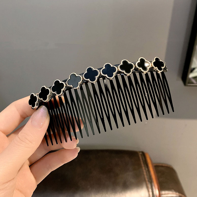 images 3:Net red pearl hair comb comb comb Liu Hai comb hair combing hair saint clip hair jacket hairpin folder female summer head hair card