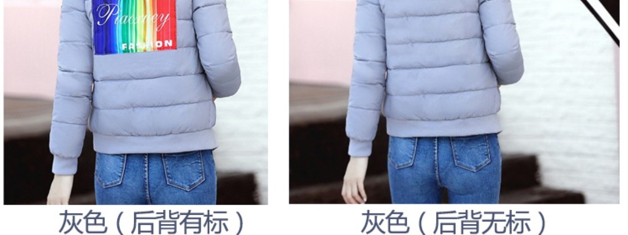 Cotton nữ 2018 áo mới chống bông xuống phụ nữ pad ngắn phần dày bánh mì phục vụ nữ sinh viên Hàn Quốc áo cotton áo phao nữ dáng suông