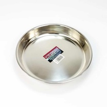 Stainless steel non-magnetic thick round plate tray Liangpi cake plate plate plate plate plate flower pot pan pan bottom plate