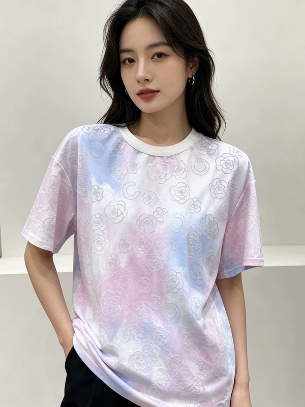 Featured Brand Clearance: Summer Fashion Versatile and Elegant Slim-Fit Short-Sleeve T-Shirt for Women