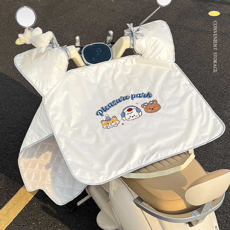 電気自動車のフロントガラス夏薄型日焼け止めサンシェードバッテリーオートバイ防風防水新しい四季ユニバーサル