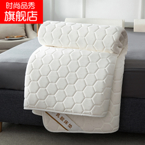 One meter eight latex mattress thin 1 5 meters washable 1cm ultra-thin white cushion for home ultra-thin cushion