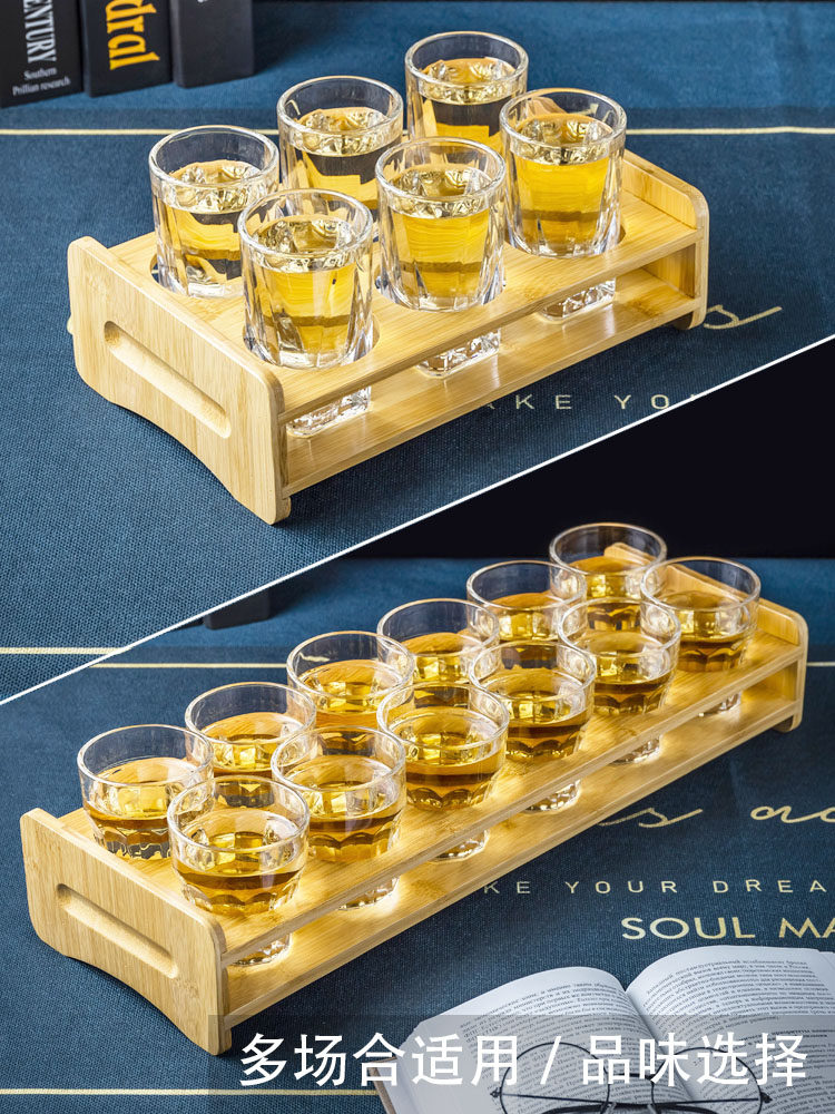 Tempered glass large two two three two white wine glass KTV foreign wine glass beer glass household water glass whiskey glass