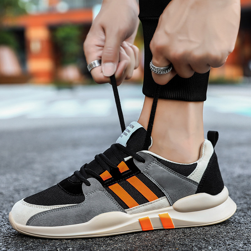 Men's shoes Summer breathable 2022 new mesh Noodle Deodorant Casual Sports Board Shoes Men Trends 100 Ride Old Daddy Tide Shoes