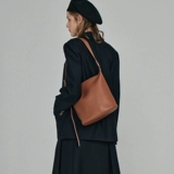 Мягкое кожаное ведро, вместительная и большая сумка на одно плечо, сумка для телефона