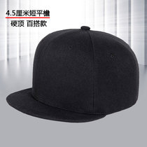 Hardtop hat children hip-hop hat flat along the cap mens anti-wear 100 ride-hailing baseball cap super short eatery equestrian hat Inn new