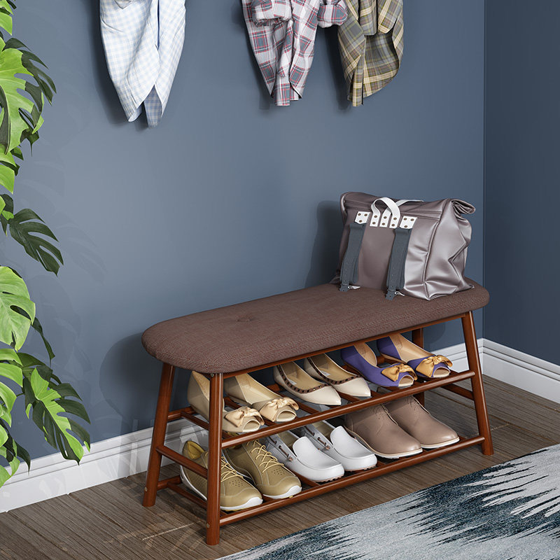 Nordic entry door changing shoes stool Home doorway available with light and luxurious stool starter STOOL XUAN GUAN LONG STRIP STOOL WEARING A FOOTSTOOL