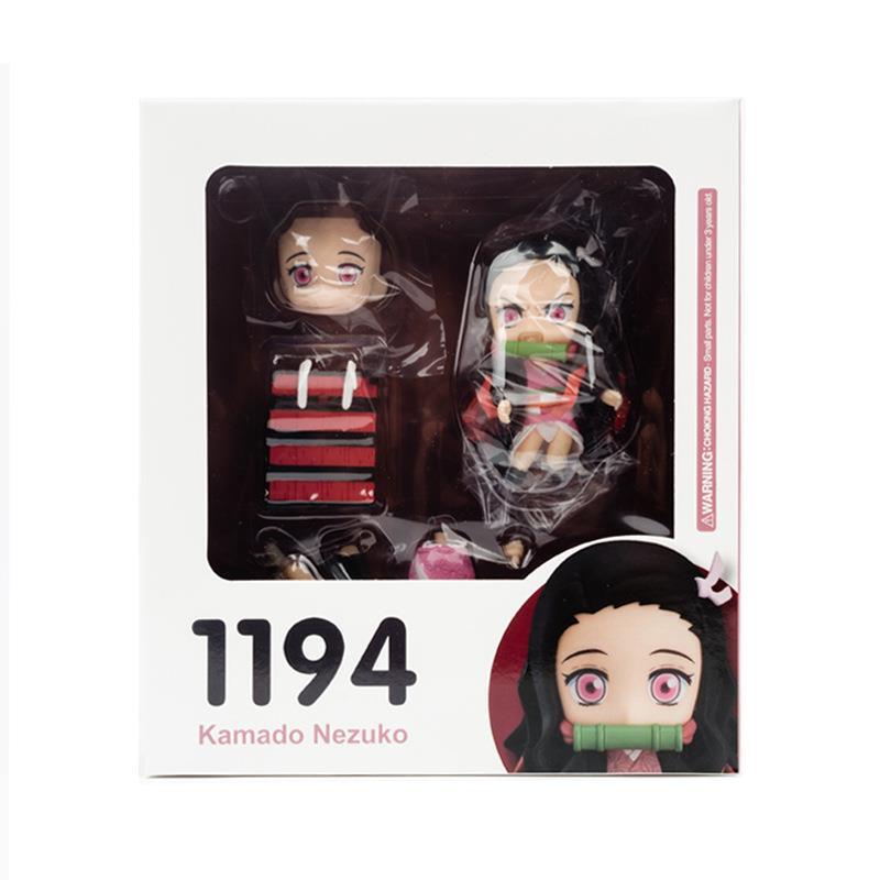 Domestic Animation Figma 553 # Purgatory Anjuro Q-Version Clay Figure 1194 Nekozuko Articulated Action Figure