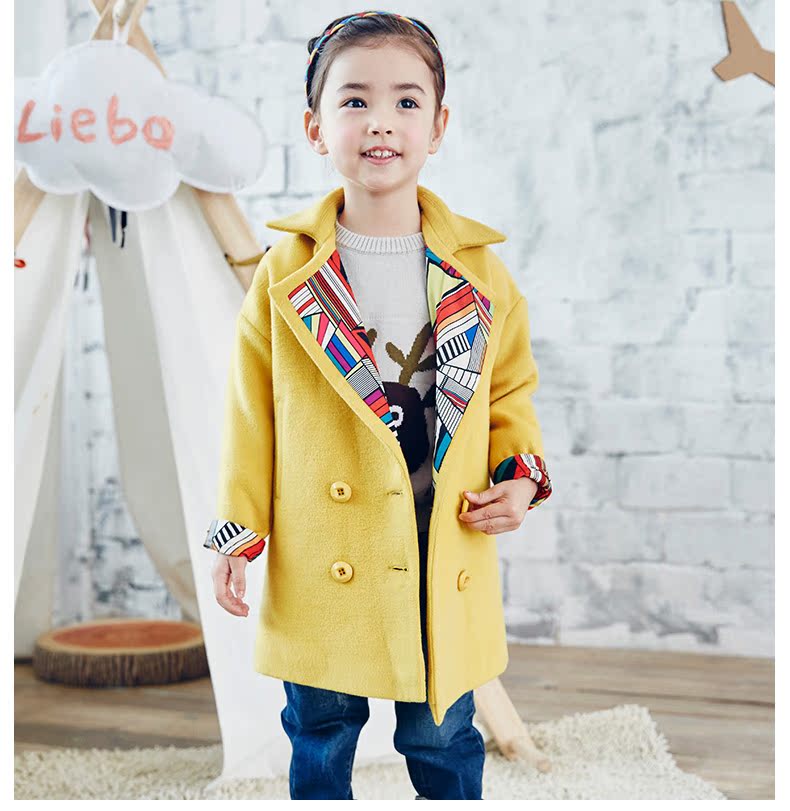 Manteau pour fille en laine - Ref 2161982 Image 33
