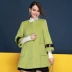 Autumn Shui Yiren 2019 Winter New Women Pure Color Slim Đơn giản Áo khoác len đơn giản F678 - Áo khoác ngắn Áo khoác ngắn