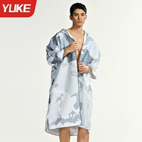 Халат мужской - чернильно-серый