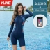 Đồ bơi nữ một mảnh 2024 chuyên nghiệp mới che bụng giảm béo bảo thủ thời trang cỡ lớn áo tắm suối nước nóng đồ bơi nữ đẹp kín đáo bộ đồ bơi nữ 
