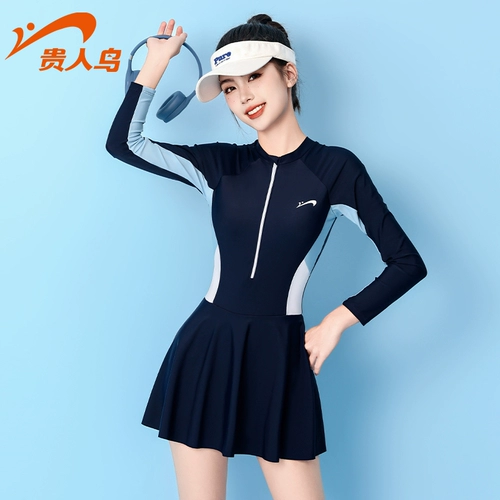 贵人鸟 Летний купальник, лонгслив для плавания, защита от солнца, размер, по фигуре