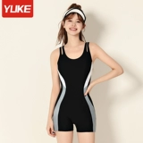 Женский купальник цельный боксер 2025 новый стиль гоночный бассейн специальный консервативный утягивающий купальник большого размера с горячими источниками