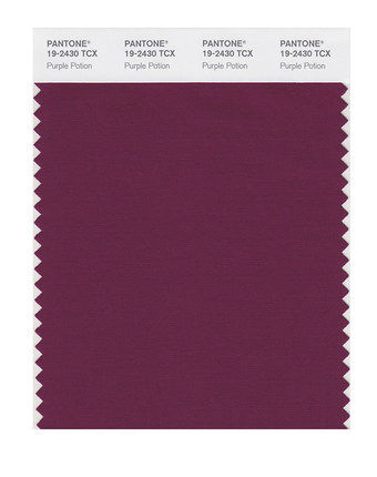 Cotton version of single color card PANTONE color clothing home 19-2430TCX to 19-3325TCX