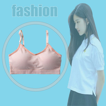 Girl without steel ring Sports beauty back bra small chest gathering bra vest students High School chest wrap breast underwear women
