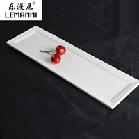 Керамика тарелка Caulcani House Dailware навигация Si Pan Pure White Creative Hotel Infleding Ruisi Cake