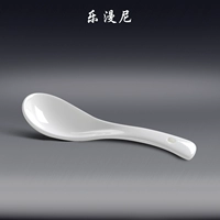 乐漫尼 -13.1 см крыла Spoon - Новая китайская чистая белая сплошная керамическая ложка в китайском стиле Spoon Spoon