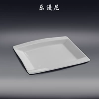 乐漫尼 -Пеологический перекрестный корабль Plate-Pure Белая керамическая стейк западная столовая инопланетянин Quartang